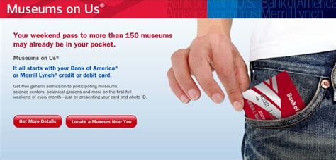 FREE Admission to Museums for Bank of America Account Holders! | Bank of america card, Bank of ...