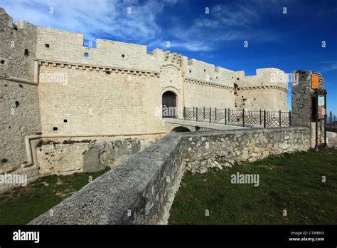 Italy, Apulia, Monte Sant Angelo, Castle Stock Photo - Alamy