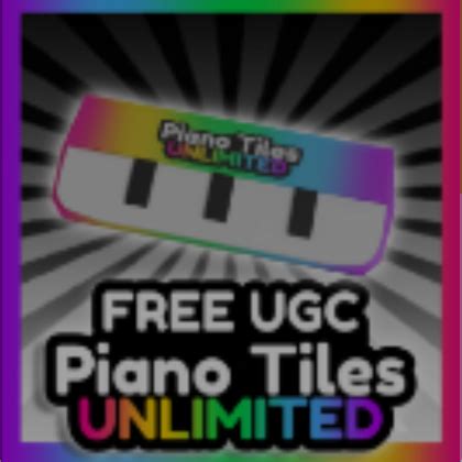 Piano Tiles Unlimited Piano | Roblox Item - Rolimon's