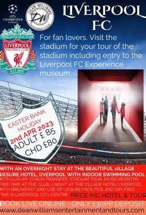 Liverpool & Anfield Stadium Tour | Data Thistle