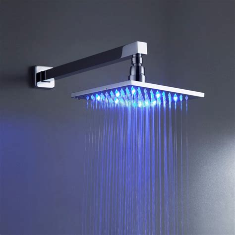 Regadera Baño Lluvia Led 20cm Mezcladora Y Ducha De Mano - $ 4,469.00 en Mercado Libre