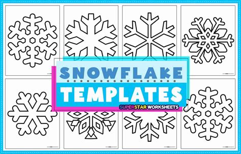 Snowflake Outline Template