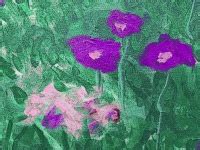 Oil Painting Purple Flower Free Stock Photo - Public Domain Pictures