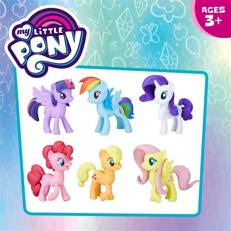 Buy My Little Pony Toys Meet The Mane 6 Ponies Collection (Amazon Exclusive) Online at ...