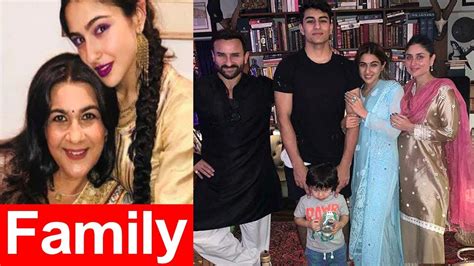 Sara Ali Khan Family and Personal Life | Sara Ali Khan Family With ...