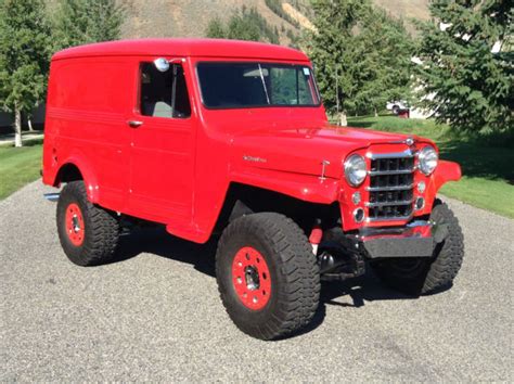 1959 Willys Jeep Panel wagon - True 4X4 - 350 V8 - Custom interior