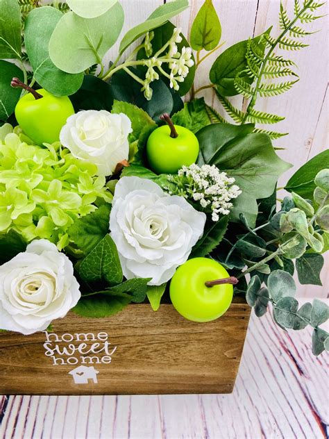 Apple Table Decor Green Apple Decor Apple Decor for Kitchen | Etsy