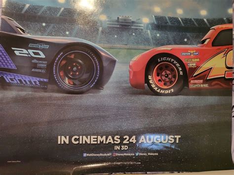 Cars 3 Movie Poster, Hobbies & Toys, Collectibles & Memorabilia, Fan Merchandise on Carousell