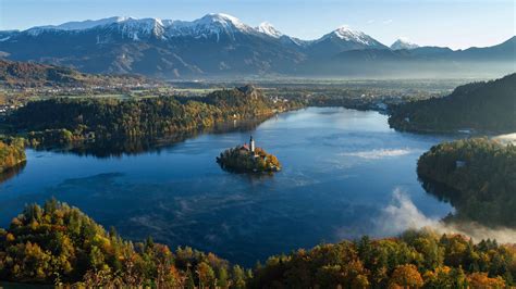 Bled Lake Julian Alps Slovenia UHD 4K Wallpaper - Pixelz.cc