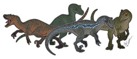 Raptor squad by GoldenNove on DeviantArt