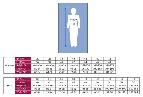 Absolute Jacket and Lame Sizing Chart - World Fencing Style