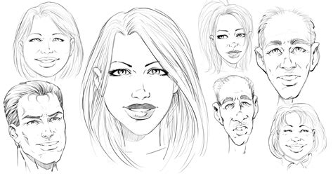 Comic Book Faces by Robert Marzullo by robertmarzullo on DeviantArt