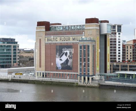 View of the BALTIC Centre for Contemporary Art, Gateshead, from Newcastle, England Stock Photo ...