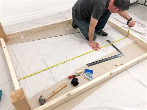 DIY Wood Bed Frame - How to Build a Bed Frame - 5 Minutes for Mom