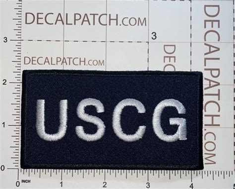 US Coast Guard Patch - Decal Patch - Co