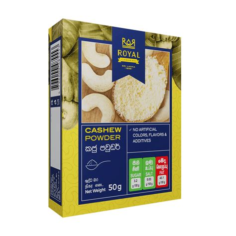 50g Cashew Powder – Box - Royal Cashews