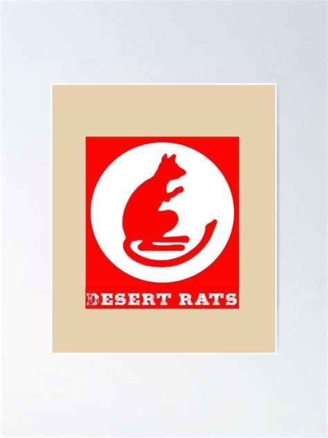 "WW2 Desert Rats - Monty 8th Army" Poster for Sale by MandWthings | Redbubble