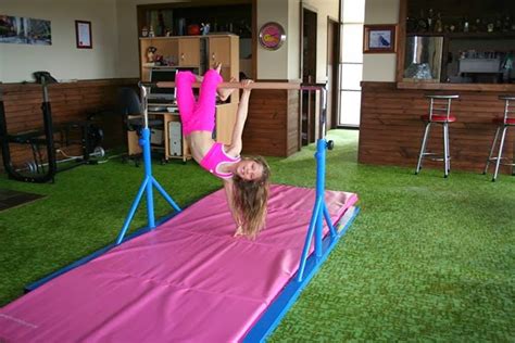 The Beam Shop: Kids Gymnastic Bar- in action