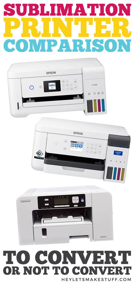 Sublimation Printer Comparison: To Convert or Not to Convert?