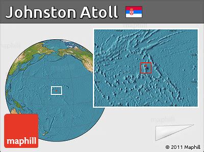 Free Satellite Location Map of Johnston Atoll