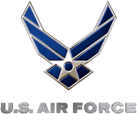 File:United States Air Force logo, blue and silver.jpg - Wikimedia Commons
