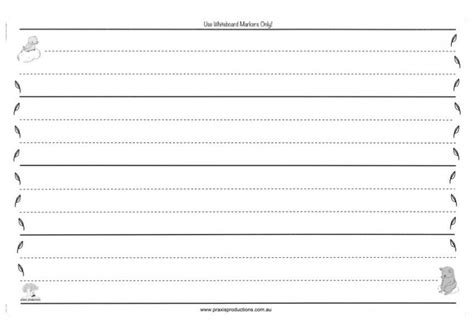 Printable Dotted Thirds Writing Paper - Printable Templates