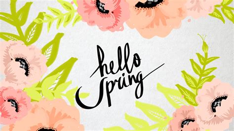 25 Greatest hello spring desktop wallpaper You Can Save It Without A ...