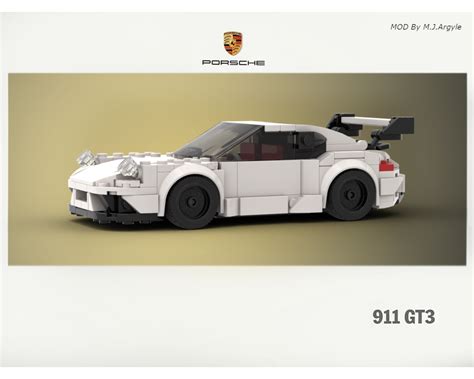 LEGO MOC Porsche 911 GT3 by M.J.Argyle | Rebrickable - Build with LEGO