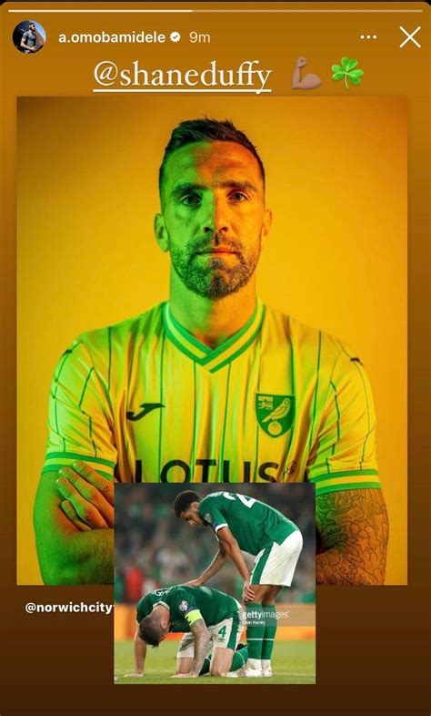 Shane Duffy: Andrew Omobamidele reacts to Norwich City transfer update