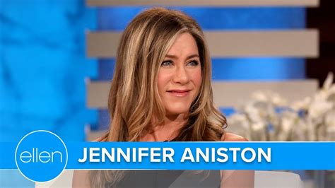 Jennifer Aniston Gets Emotional Over Ellen's Final Season - YouTube