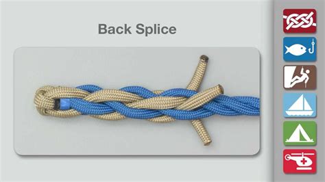 Back Splice | How to Tie a Back Splice - YouTube