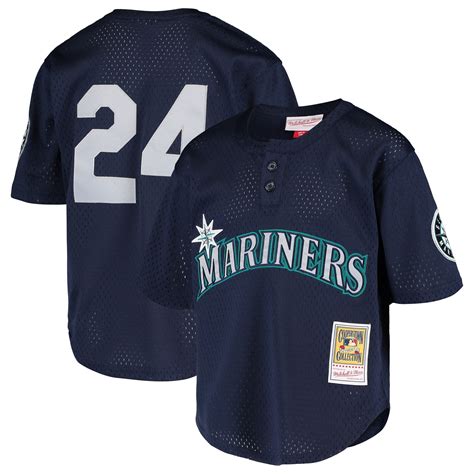 Ken Griffey Jr. Seattle Mariners Mitchell & Ness Youth Cooperstown ...