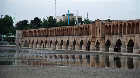 Iran - Isfahan bridges over Zayande River - YouTube