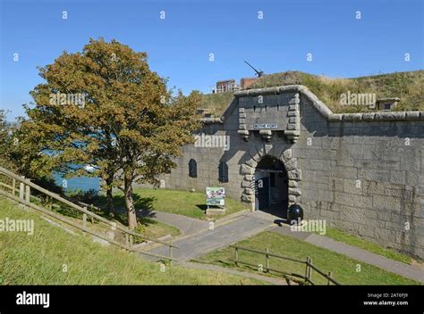 The entrance to Nothe Fort museum in Weymouth, Dorset, UK Stock Photo - Alamy