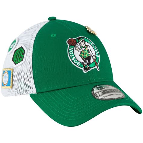 New Era Boston Celtics Kelly Green 2018 Draft 39THIRTY Fitted Hat