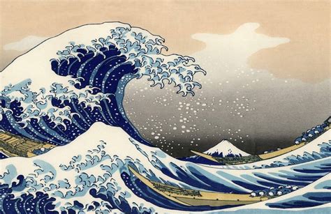 the-great-wave-of-kanagawa-art-plain Japanese Wave Painting, Japanese Waves, Japanese Prints ...