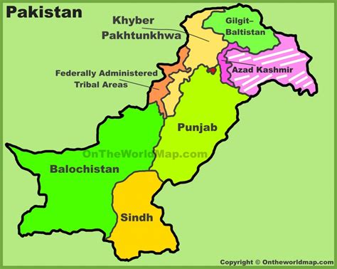 Large Detailed Map Of Pakistan With Cities And Towns - Printable Map Of ...