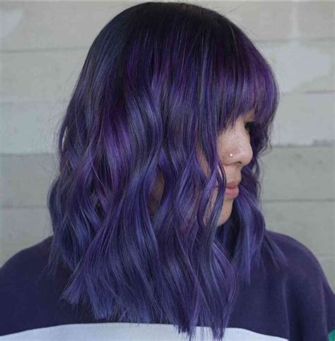 25 Midnight Purple Hair Color Ideas You Can’t Miss