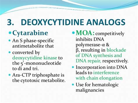 Antimetabolites in cancer chemotherapy