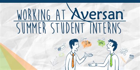 Working at Aversan: Summer Student Interns - Aversan