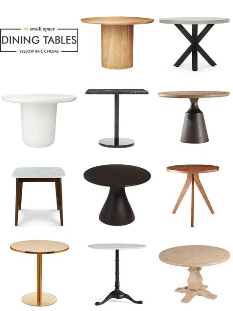 a BIG round up of 44 dining tables that work well in a small space | small space dining tab ...