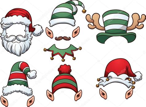 Christmas Hats Stock Vector by ©memoangeles 58434255