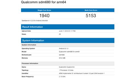 Snapdragon 680 visits Geekbench, scores higher than Snapdragon 660