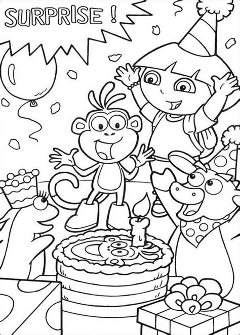 Dora the Explorer: Coloring Pages & Books - 100% FREE and printable!