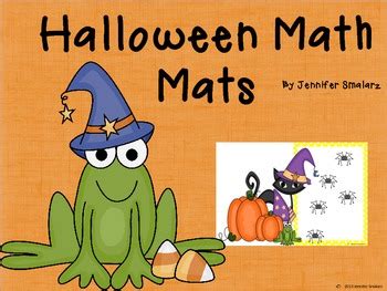 Halloween Addition Math Mats by Jennifer Smalarz | TpT