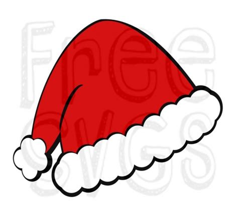 FREE Santa Hat SVG File - Free SVG Cut Files