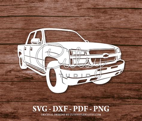 Free 151 Chevy Silverado Truck Svg SVG PNG EPS DXF File