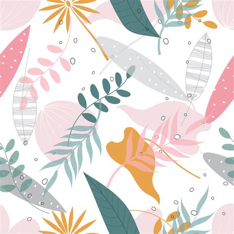 Pastel Floral Pattern 952808 Vector Art at Vecteezy