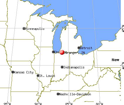 Granger, Indiana (IN) profile: population, maps, real estate, averages ...