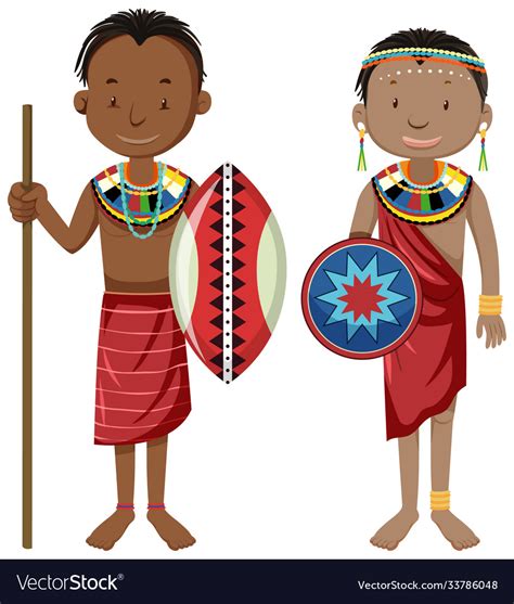 Tribal People Clipart Black